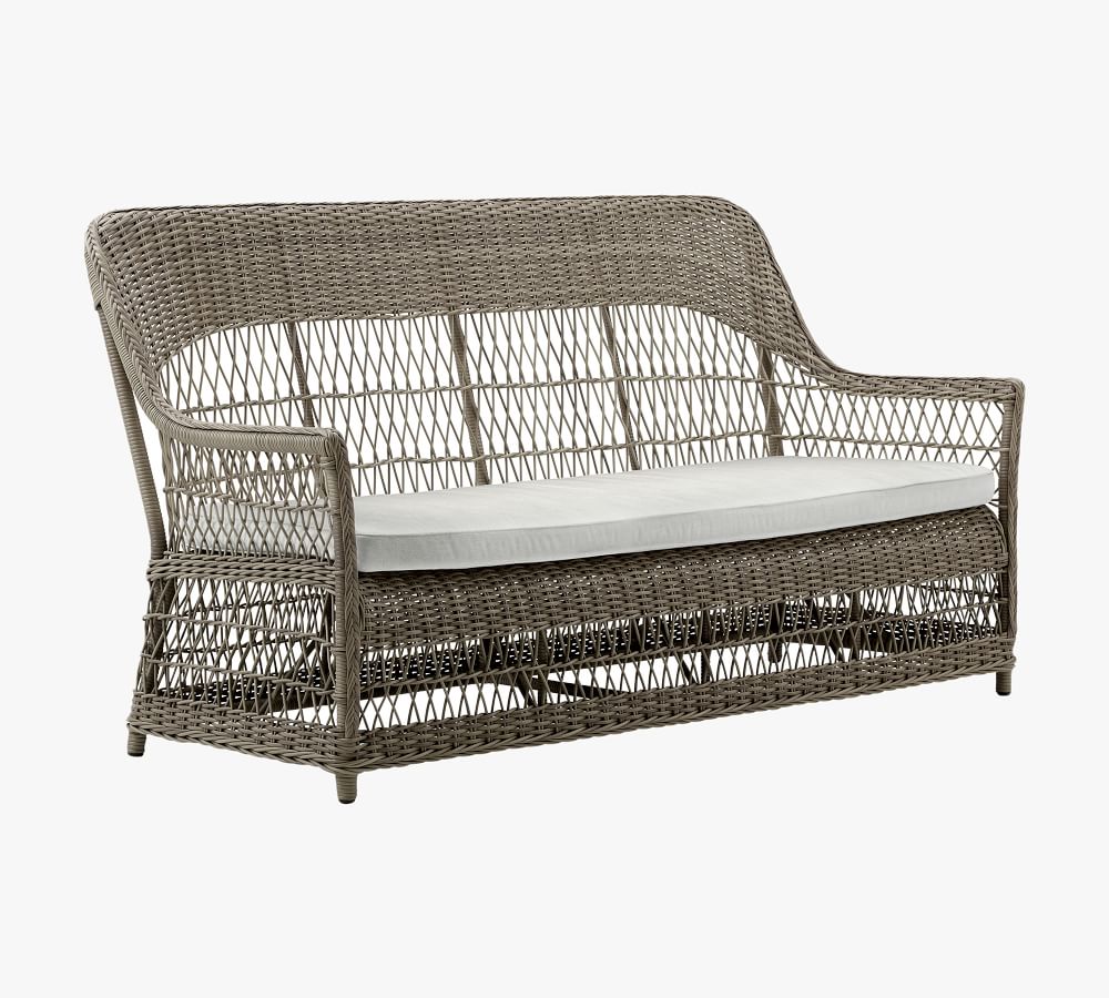 patio sofa outdoor loveseat wicker sofa chair clean design garden furniture rattan furniture