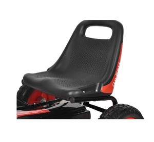 Air Jet pedale Go Kart verde per bambini grafica sportiva sulla carenatura anteriore, sedile avvolgente regolabile, cerchi a 4 raggi 10 'ruota EVA - Product Image 3