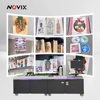 NOVIX Nouvelle imprimante automatique à jet d'encre haute vitesse à passage unique pour les emballages, les sacs et les boîtes