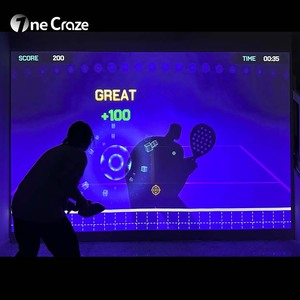 Jeu de pickleball interactif multijoueur AR, jeu de smash mural, plus de 20 modes de jeu, projecteur d'intérieur de 5300 lumens pour salle de jeux et divertissement - Product Image 6
