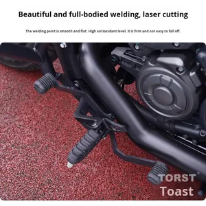 Pour QJmotor <span class=keywords><strong>Flash</strong></span> 600 : Repose-pieds avant et arrière, levier de vitesses en acier au carbone, levier de changement de vitesse, remplacement précis et <span class=keywords><strong>direct</strong></span>. - Product Image 3