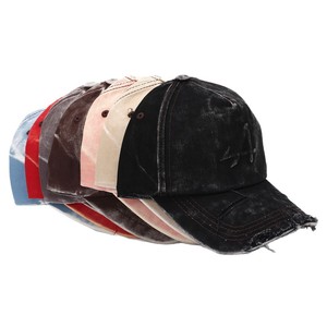 Boné de Beisebol Rasgado com Letras, Novo Estilo, 6 Painéis, Unissex, Casual, Para Casais, Versátil, Chapéu de Sol de Verão, Atacado de Fábrica - Product Image 5