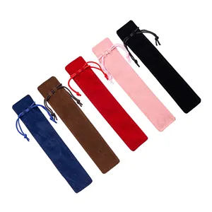 Jh Pen Gift Bag Zwart Fluwelen Pen Mouw Fluwelen Koord Pouch