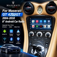 Autoradio Android 8 pouces RoadNavi pour Maserati 4200 GT 2004-2010 avec GPS intégré, aide au recul, tableau de bord, CarPlay sans fil, 4G