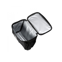 Sac de guidon isotherme SAHOO 3L en polyester résistant aux déchirures avec doublure en PVC transparent et feuille d'aluminium pour le rangement des aliments lors du cyclisme