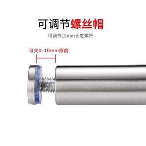 Stainless Steel Advertising <b>Nails</b> Brushed Finish <b>Wall</b> Mounted Outdoor Use IP54 Weather Resistant Billboard Screws - Product Image 5