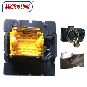 Prise de façade <span class=keywords><strong>Ethernet</strong></span> à port unique français sans outil STP CAT6A Jack modulaire RJ45 plaque de façade murale - Product Image 4