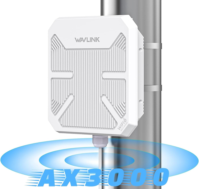 Wavlink AX3000 Wifi Extender Waterproof IP67 AP Repeater WiFi6 PoE Mesh Outdoor Long Range Access Point WN573HP3 AERIAL HD10
