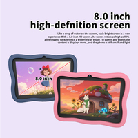 Tablet Anak JXD Baru 8 inci Android 8.1 MTK 16GB 1.3GHz Wi-Fi Tahan Air Tahan Banting dengan USB Type-C untuk Kegunaan Edukasi