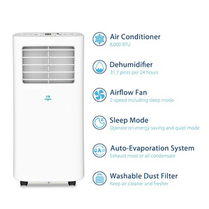 Hot Selling 3 in 1 Cooling Dehumidifying With 2 Fan Speed 220v Malaysia Tent Portable Cooler Air Conditioner 9000btu Portable Ai - Product Image 3