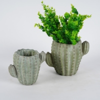Pots à fleurs en ciment décoratifs de style américain, écologiques, pour l'intérieur et l'extérieur, pour la culture de plantes succulentes et de cactus, jardinage à domicile, directement de l'usine