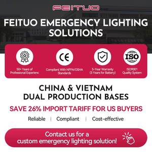 FEITUO - Luz de Señalización de Salida de Emergencia de un Solo Lado para Montaje en Techo, Fábrica en Vietnam, Suministro OEM/ODM, Se Aceptan Compradores al por Mayor - Product Image 6