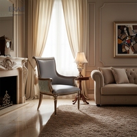 Fauteuil d'appoint EKAR Regency Slate |   Fauteuil de style américain de luxe |   Meubles de salon haut de gamme