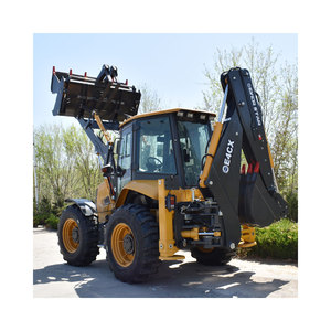 Industrial Grade 4WD Backhoe Loader with High Torque Reinforced <b>Frame</b> <b>Large</b> Working Range for Heavy Work - Product Image 4