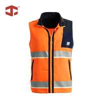 Gilet de travail haute visibilité en maille respirante JIADE pour hommes – Protection nocturne, idéal pour la construction et les chantiers, vêtement de sécurité extérieur personnalisé