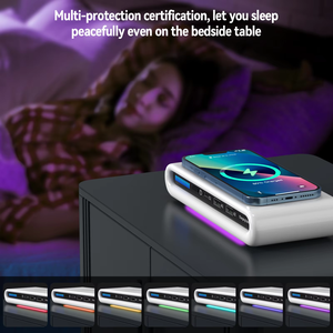 タイプC <span class=keywords><strong>USB</strong></span> 15W ユニバーサルモバイルフォン多機能高速デスクトップ充電ステーション 4 in 1 マルチポートワイヤレス充電器 - Product Image 5