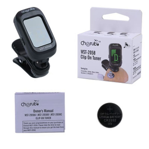 Venta al por mayor afinador de guitarra eléctrica AT-101/AT 101/AT101 piezas de instrumentos de cuerda a pilas para bajo - Product Image 4