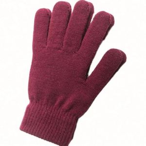 Guantes de cachemira para mujer, guantes de punto para otoño, calentadores de manos para invierno, forro grueso, guantes de dedos completos, guantes cortos para esquiar, guantes cálidos para la muñeca - Product Image 5