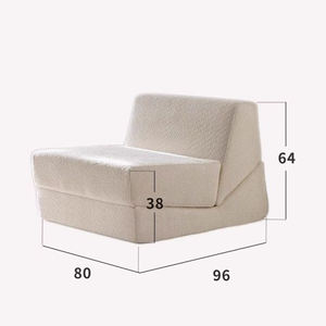 โซฟาโมดูลาร์แบบพับได้ ประหยัดพื้นที่ สำหรับห้องนั่งเล่นหรืออพาร์ทเมนต์ขนาดเล็ก - Product Image 5