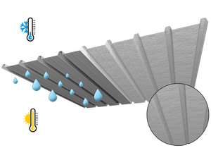 Vente directe d'usine Feutre en polyester <span class=keywords><strong>anti</strong></span>-<span class=keywords><strong>condensation</strong></span> avec côté collé Feuille de toiture en acier - Product Image 4