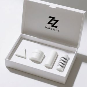 Boîtes d'emballage magnétiques de luxe de haute qualité pour les soins de la peau, les huiles essentielles, les parfums, les crèmes pour le visage, les crèmes pour les yeux, les éponges, avec laminage mat - Product Image 6