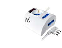 Çoklu Prizli İtalyan Masaüstü Priz 2 Presa 10/16A Bipasso + 1 Presa Bipasso Schuko USB 2A+1C Çoklu Prizli