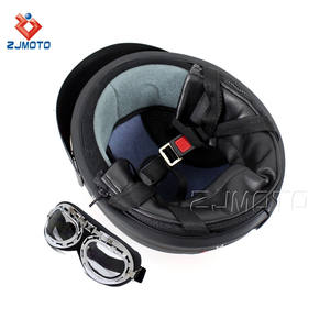 Casques de moto Casque de vélo électrique Casque ouvert à double visière Hommes Femmes Scooter Moto Moto Casque de vélo - Product Image 2