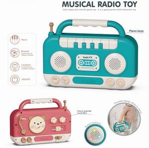 Órgano Electrónico con Grabador, Radio Multifuncional para Educación Temprana, Juguete Educativo para Bebés - Product Image 2