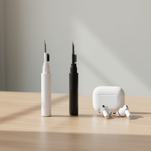 Kit de nettoyage pour Airpods Pro 1 & 2, Brosse douce blanche et noire pour écouteurs et oreillettes, Modèle D0100XFJXYJ - Product Image 2
