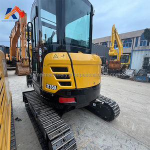 Mini-excavatrice sur chenilles Sany SY35U d'occasion, presque neuve, 3,5 tonnes, moteur Yanmar, pompe à moteur PLC, à vendre - Product Image 2