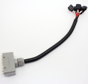 Brave Brave-001 Otomotiv Terminal Kablo Fişi Demeti Alüminyum İletken PVC İzolasyon 12V 1m/500mm Uzunluk Büyük Güç Kaynağı - Product Image 2