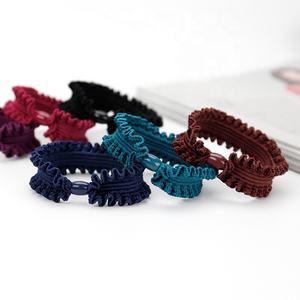 كوريا حلوة مرنة مضفر القوس الكبير زهرة سوار الشعر التعادل الرأس حبل الشعر Scrunchies للنساء - Product Image 2