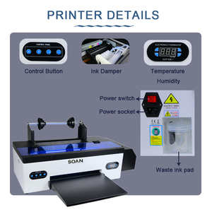 Customize Soan <b>A3</b> DTF <b>Printer</b> with Head Full-Automatic <b>Printer</b> for T-Shirts Garment New - Product Image 3