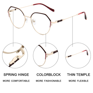 Bisagra <span class=keywords><strong>de</strong></span> resorte <span class=keywords><strong>de</strong></span> IU-W21022 para <span class=keywords><strong>gafas</strong></span>, marco <span class=keywords><strong>de</strong></span> lujo para anteojos femeninos - Product Image 2