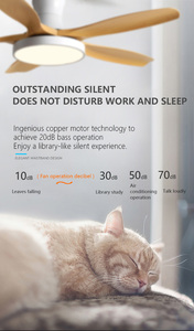 <span class=keywords><strong>Ventilador</strong></span> de <span class=keywords><strong>techo</strong></span> moderno con Control remoto, lámpara de madera maciza, iluminación regulable para interiores, decoración del hogar - Product Image 2