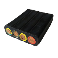 Câble de pompe immergée pour puits profond en PVC/caoutchouc plat résistant à l'eau, 3/4 conducteurs, 6 mm2, 10 mm2, 16 mm2