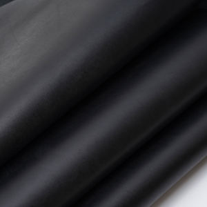 วัวหนังวัวแท้สีดำวัสดุหนังม้าบ้าแท้สำหรับงานฝีมือหนังวัวหนังวัวแท้ - Product Image 3