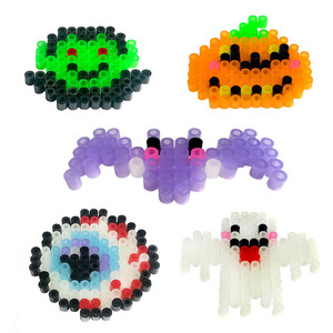 Fabricant de jouets d'Halloween, perles éducatives en plastique écologiques à faire soi-même, perles fusionnées Perler, perles <span class=keywords><strong>Hama</strong></span> bon marché pour enfants - Product Image 1