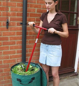Aérateur de <span class=keywords><strong>compost</strong></span> 78x39cm en acier, outil manuel à deux poignées pour retourner la terre dans les bacs à <span class=keywords><strong>compost</strong></span> de jardin, rouge - Product Image 6