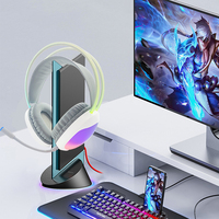 Casque filaire à émission complète de lumière dynamique RGB long MIC port usb