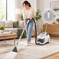 Machine de nettoyage abordable pour tapis, canapés, tissus d'ameublement, matelas, taches d'animaux et nettoyage des salissures, avec une aspiration de 16 kPa