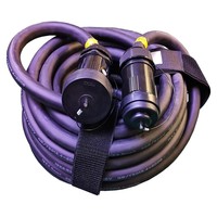 Cable LED DMX512 Socapex IP65 de Pknight con Luz Blanca Cálida de 2700K y Construcción de Aleación de Aluminio para Distribución de Energía en Escenarios