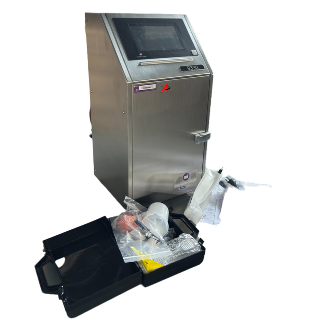 Markem-Imaje 9330 Automatic Industrial CIJ Inkjet Printer for Beverage Machinery Plastic PET Bottle Glass Can Date Coder