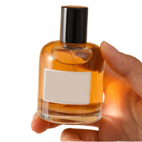 Flacon de parfum de luxe 50 ml en verre transparent de qualité supérieure pour la maison et la voiture, soins personnels, logo personnalisé, approvisionnement direct usine