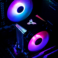 Ventilateurs de refroidissement électriques RGB CR1400 très vendus avec éclairage LED RGB pour boîtier PC et refroidisseur de processeur