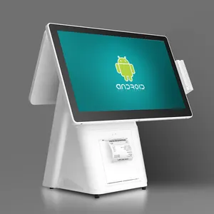 Android tudo em uma máquina terminal inteligente dos sistemas de POS da caixa registradora para pequenas empresas com impressora térmica embutida de 58 mm