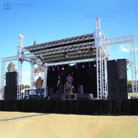 Estructura de Truss para Techo de Festivales de Música, Truss de Aluminio para Escenarios de Conciertos, Truss Triangular para Techo, Sistema de Truss para Techo en Forma de A