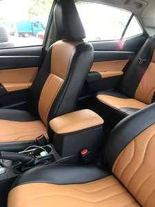 Pour <span class=keywords><strong>Toyota</strong></span> <span class=keywords><strong>Corolla</strong></span> 2014-2020 2021 <span class=keywords><strong>2022</strong></span> 2023 2024 2025 2026, housse de siège de voiture sur mesure, 5 places, simili cuir, ensemble complet - Product Image 1