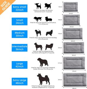 Cama de dibujos animados para perros medianos, funda extraíble, lavable, antideslizante, almohadilla para perrera, acogedor, refrescante, alfombrilla para dormir, cojín para cajas de Metal para perros - Product Image 4