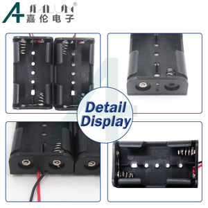 JIALUN 2 AA PP Batteriehalter mit Kabelanschlüssen 3V Adapter für Stromversorgung - Product Image 3
